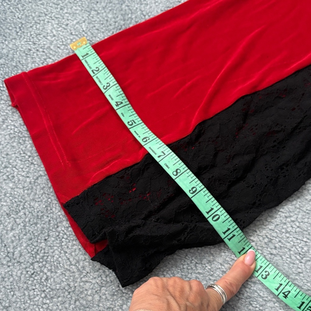 Red and Black Jumpsuit with Gold Accents - Picture 14 of 16